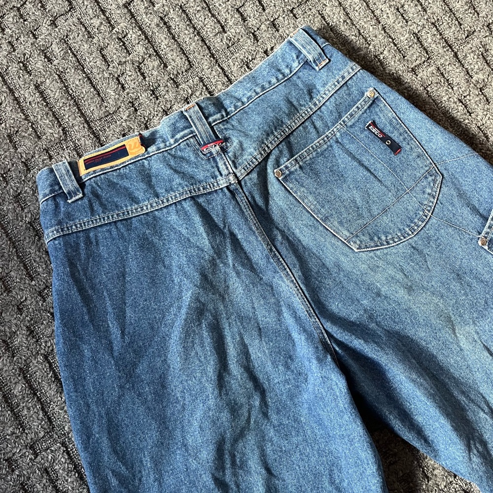 Vintage 60’s Willie Esco Duns 1967 Hip Hop Oversized Baggy fit blue jeans 36x33